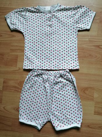 ensemble short et tshirt 2 ans