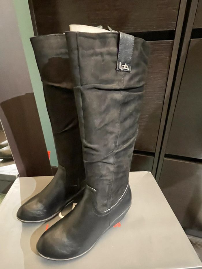 Bottes talons compensés les petites bombes «  LPB » neuves T36 - photo numéro 2