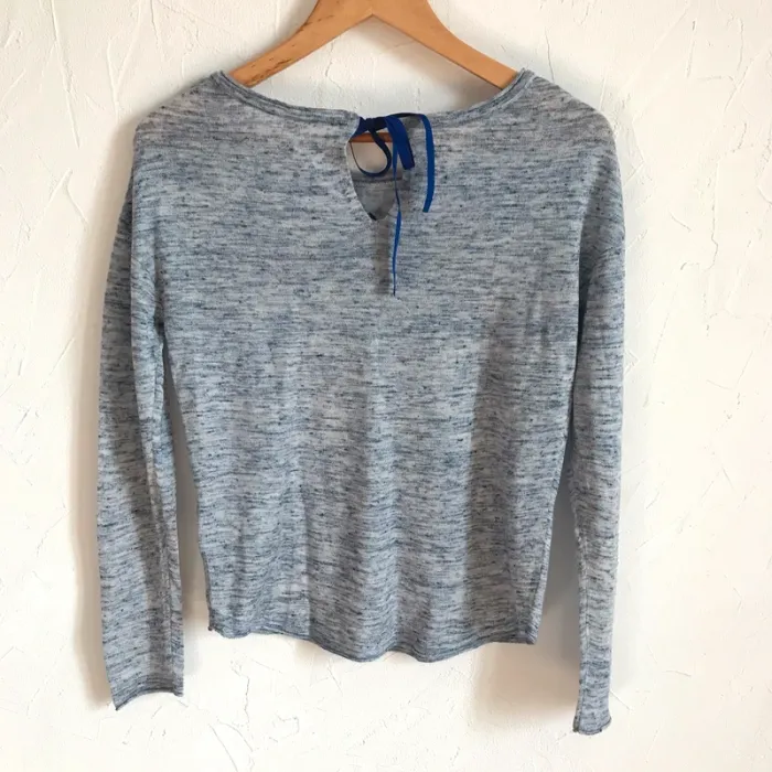 Pull bleu camaieu - photo numéro 2