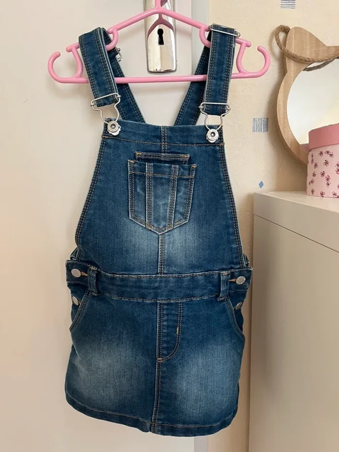 Robe jean salopette
