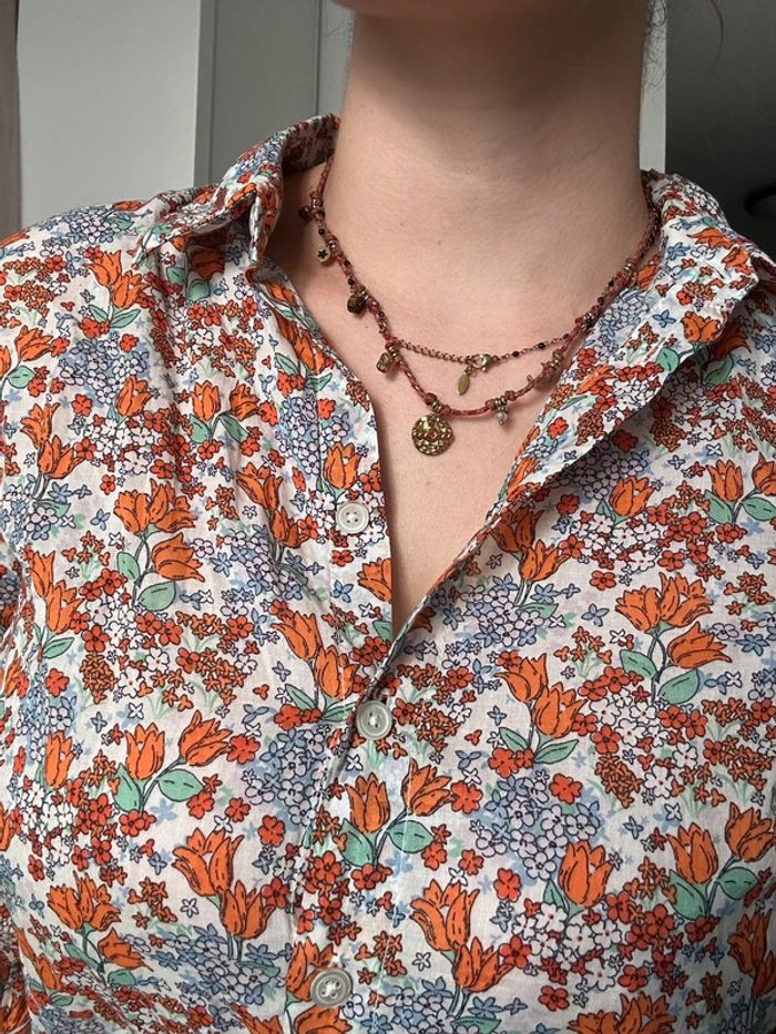 Chemise à fleurs Monoprix – Taille 38 - photo numéro 4