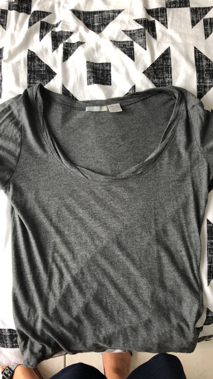 Tee shirt soft grey gris 38/40 - photo numéro 6