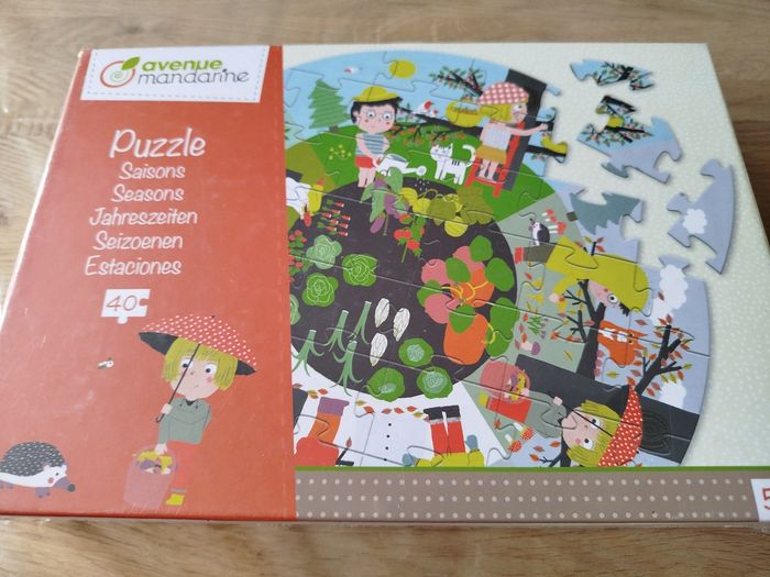 Puzzle rond