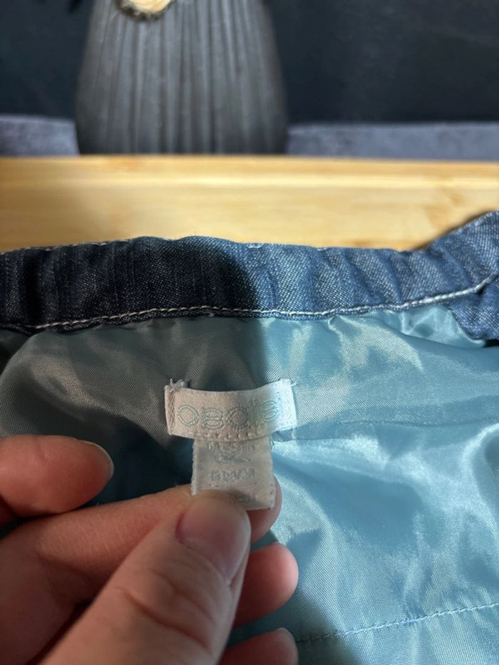 Veste en jeans obaibi fille taille 6 mois - photo numéro 4
