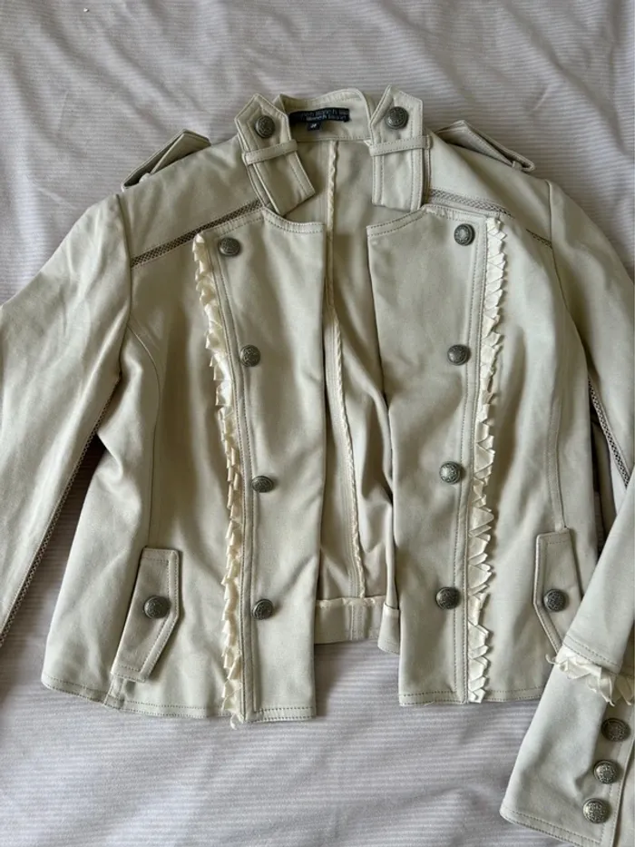 Veste style officier Lilianeh - Taille 38 - photo numéro 2