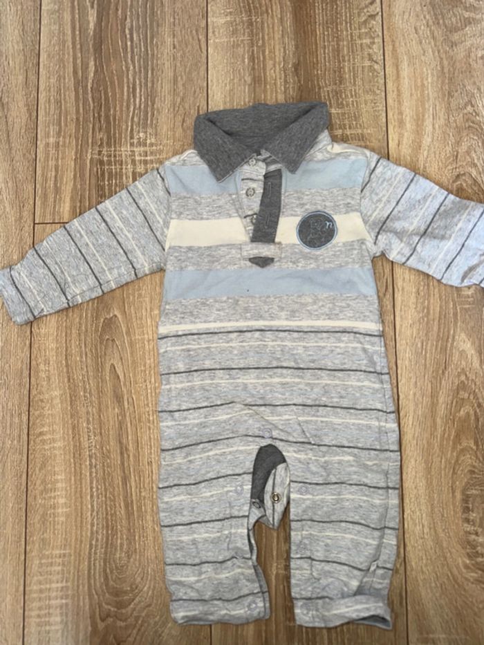 Lot de 3 salopettes/combinaisons 6 mois - photo numéro 5