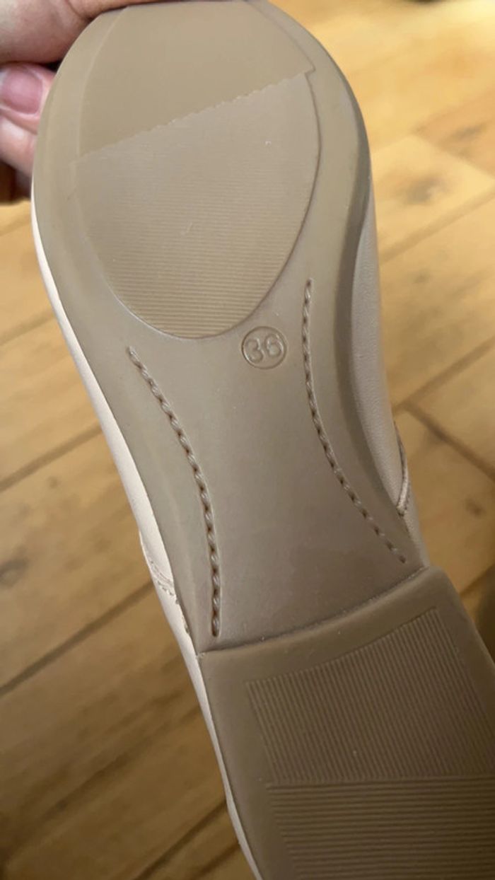 Mocassins en cuir rose 36 - photo numéro 4