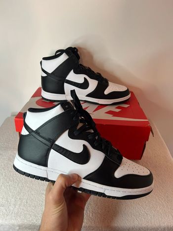 Nike Dunk High Retro Homme - Taille 44 Noir/Blanc