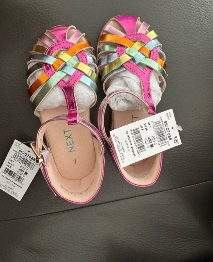 Sandales - rainbow metallic - photo numéro 2
