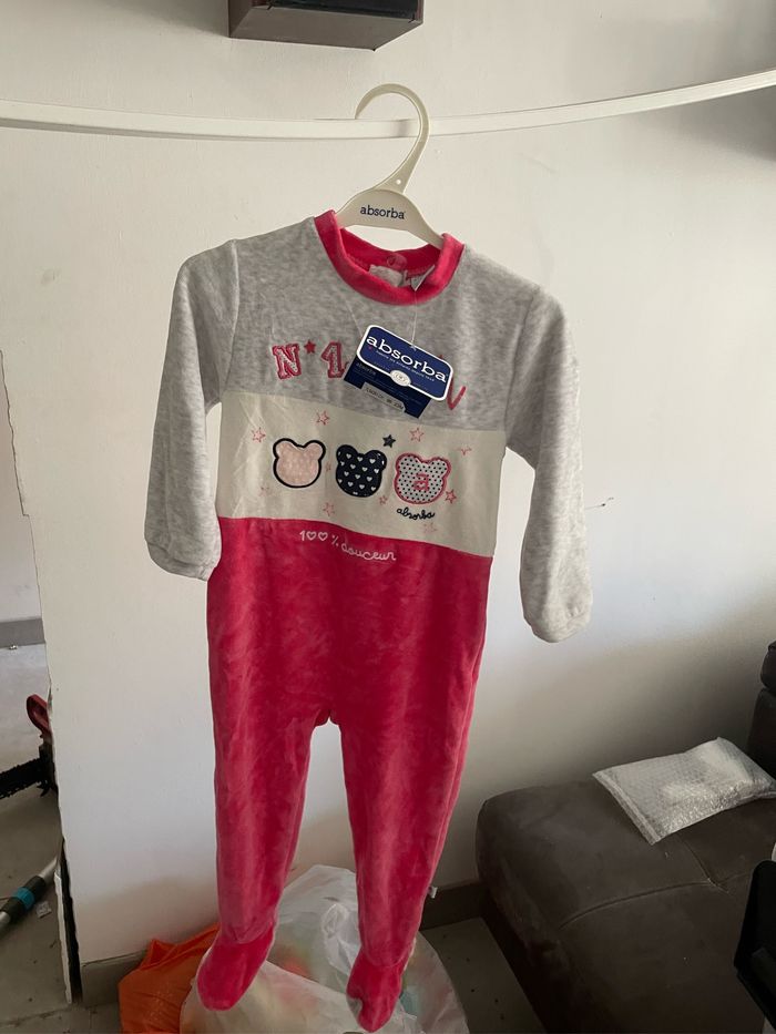 Pyjama Dors-bien NEUF jamais utilisé Marque Absorba 23-24 mois taille 96 Valeur magasins 19€ vendu 7€ - photo numéro 6