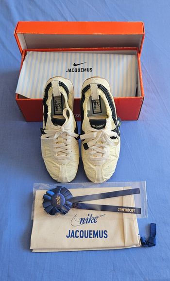 Sneakers Nike W Jacquemus Moon - collaboration Jacquemus + Nike - taille 38 alabaster beige