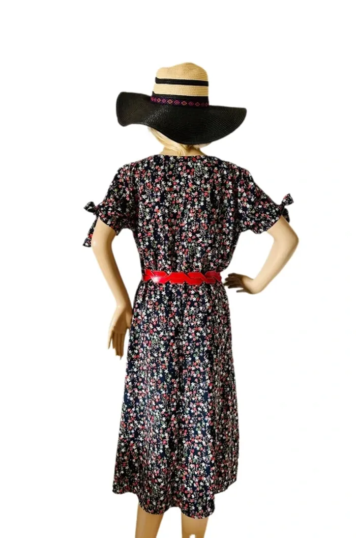 🌺🌿Jolie robe champêtre 38/40 motif liberty cottagecore bohemian floral dress🌸🌿 - photo numéro 13
