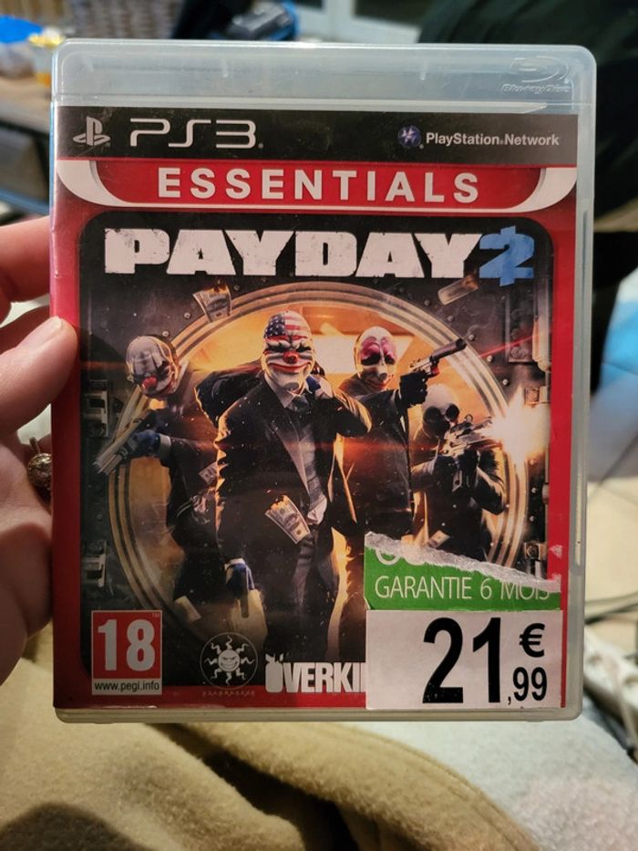 Jeu ps3 payday