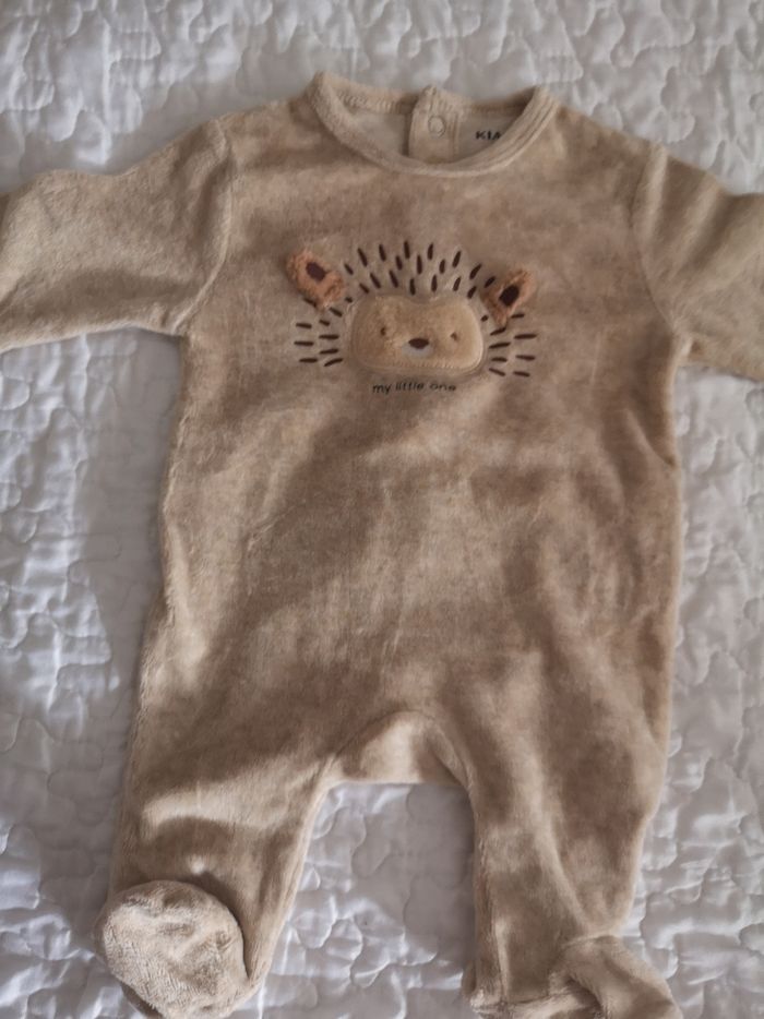Lot de 3 dors-bien en velours – Bébé 1 mois – KIABI - photo numéro 2