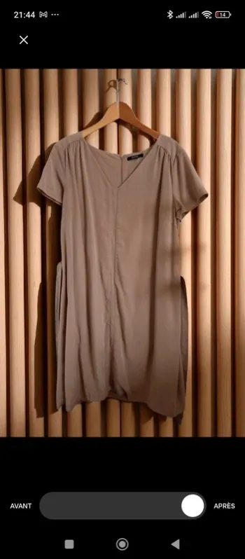 Robe beige Burton taille 44