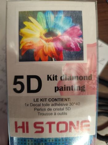Diamant painting fleur