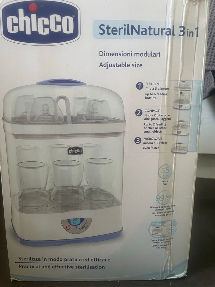 Stérilisateur biberon 3 en 1 sterilnatural