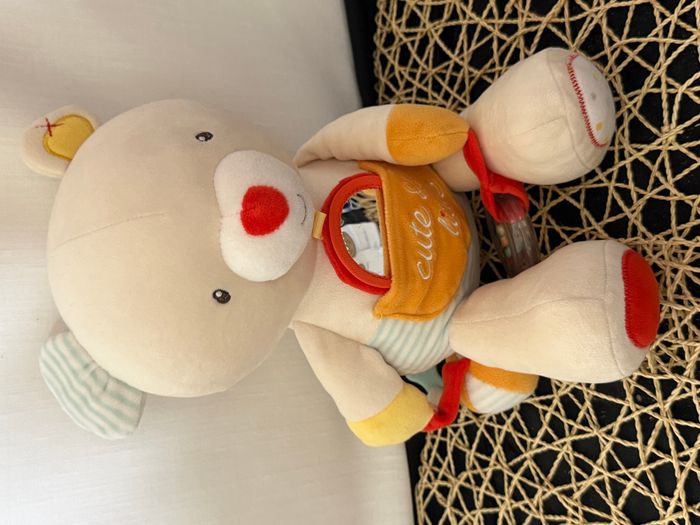 Ours en peluche multi activités d'éveil 25 cm - Soft - photo numéro 2