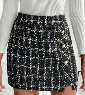 Jupe en tweed