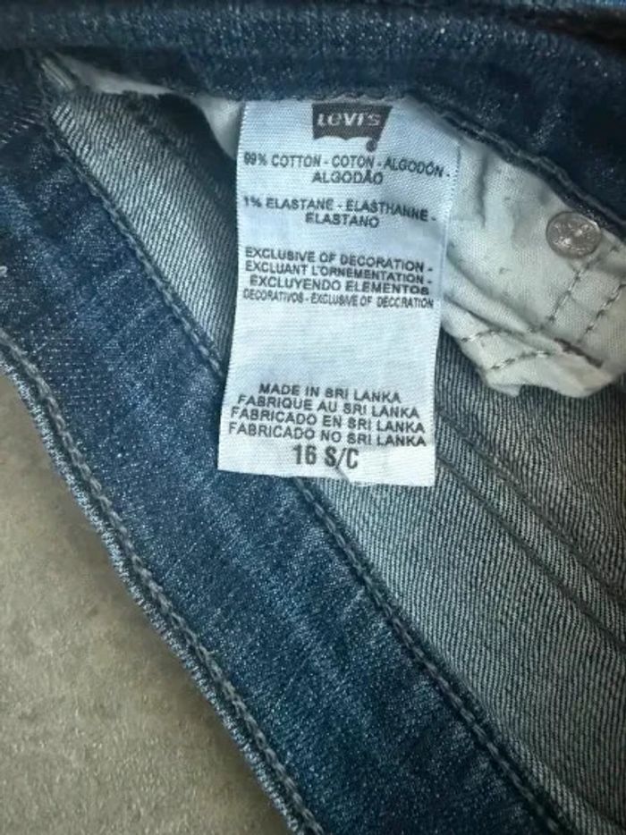 Jeans Levi's 515 W38 FR48 coupe droite bleu marine Femme Women pan540b - photo numéro 7