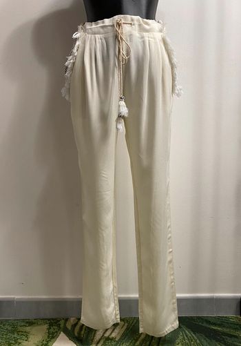 Pantalon beige bohème femme M neuf étiqueté