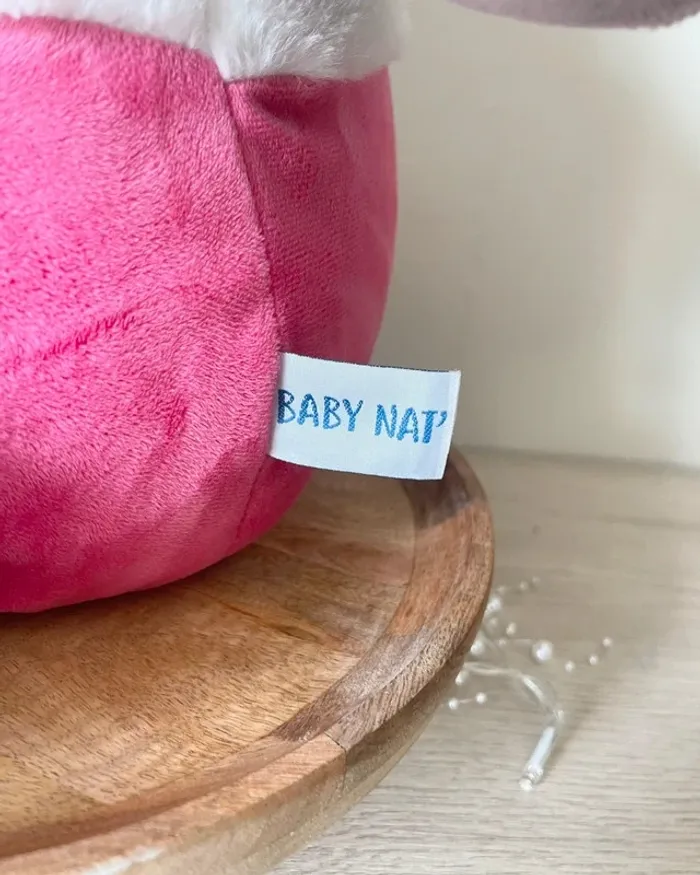 Peluche et range pyjama 2 en 1 Zoé l'hippopotame - Baby Nat' - photo numéro 9