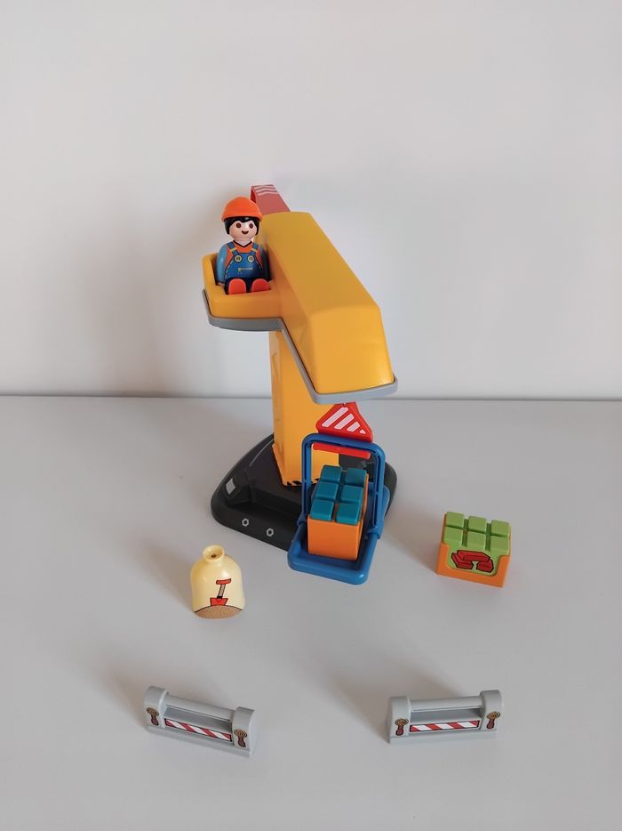 PLAYMOBIL 123 Grue de Chantier 🏗 - photo numéro 3