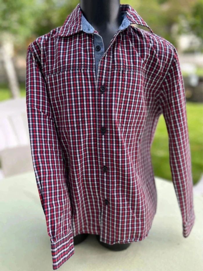 Chemise à carreaux monoprix kids taille 8 ans