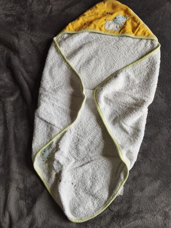 Cape de bain bébé mixte hippopotame