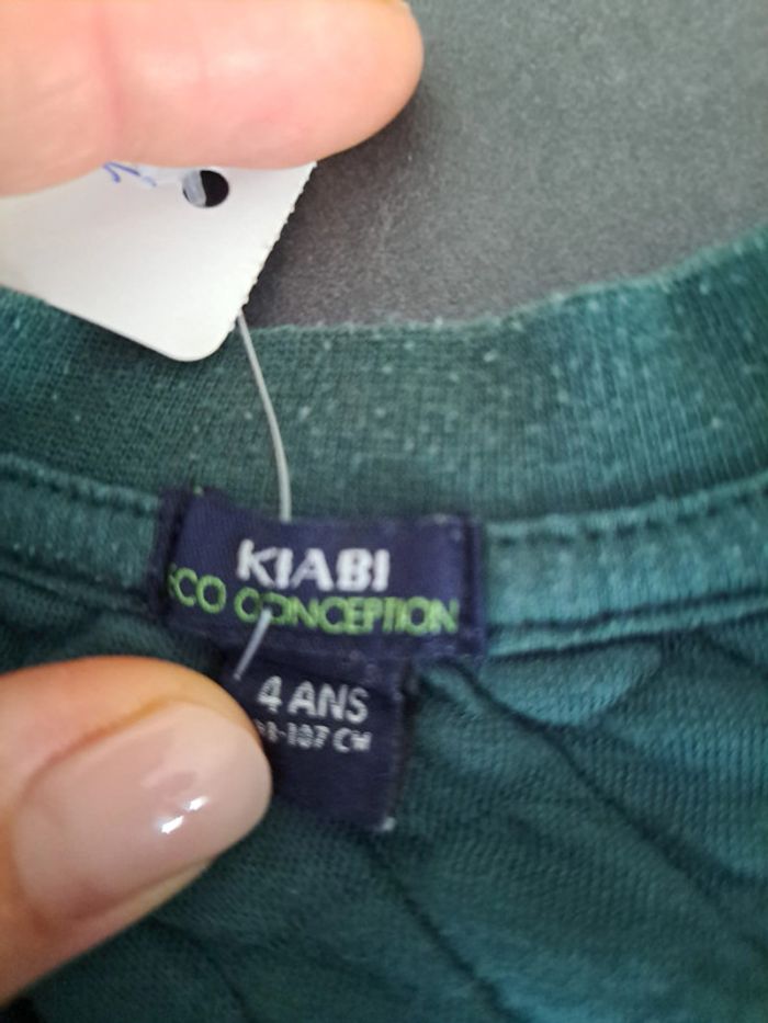 gilet kiabi vert 4 ans - photo numéro 2