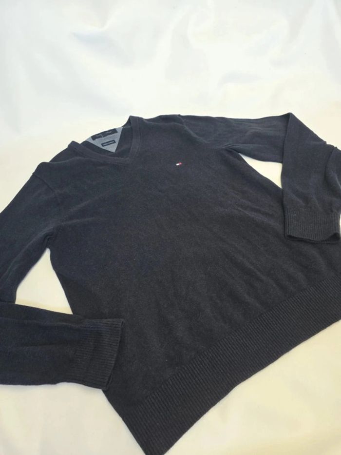 Pull Col v Cotton cashmere vintage - photo numéro 6