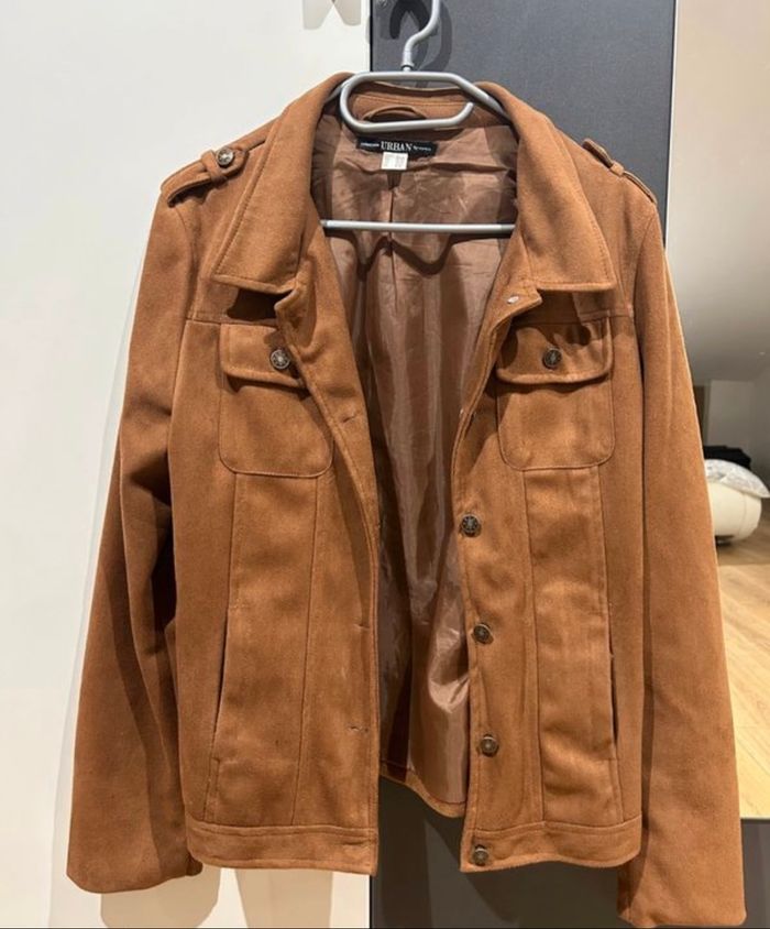 Veste effet daim