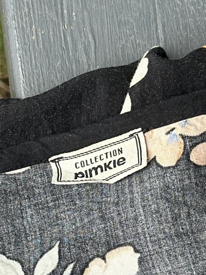 Combi-short coloré orange noir été fines bretelles Pimkie 34/XS - photo numéro 5
