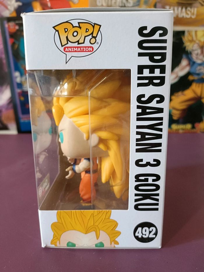 Figurine Dragon Ball Z Super Saiyan 3 Goku 492 Special édition Ultra rare Funko Pop - photo numéro 4