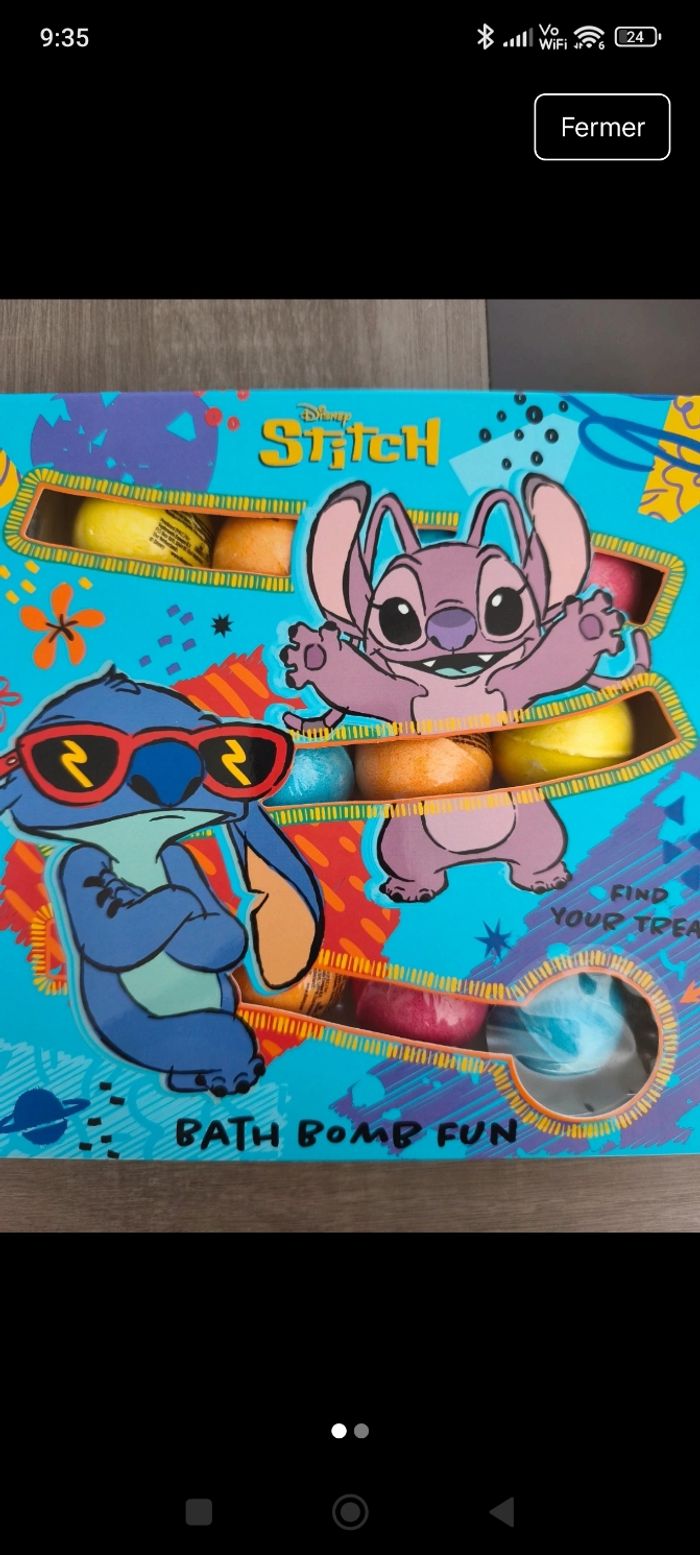 Bombes de bain Stitch