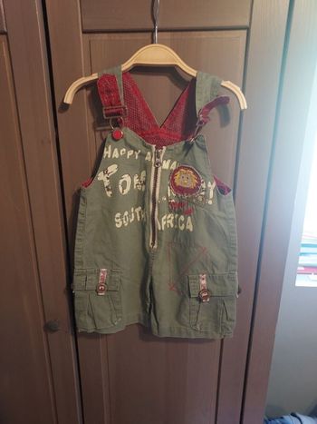 Salopette short 12 mois