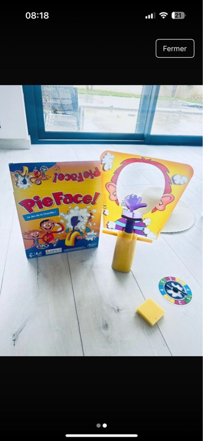 Jeu pie face