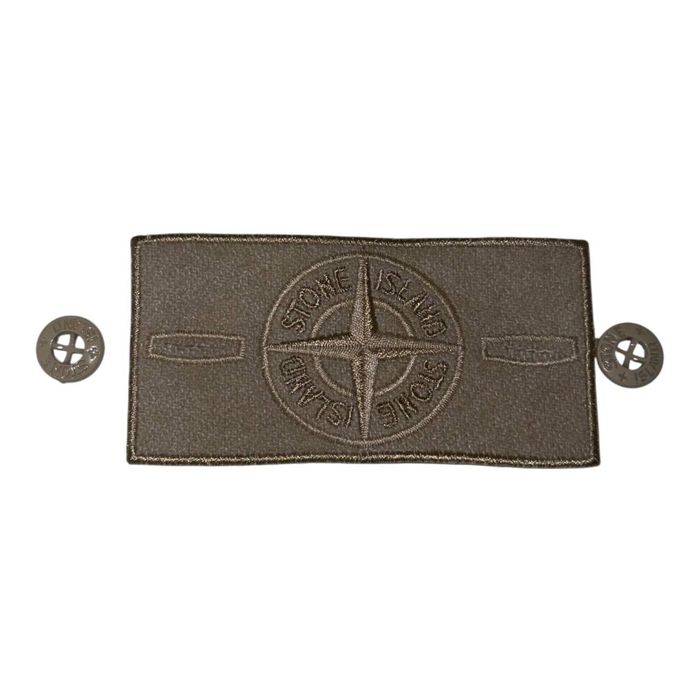1 Patch Stone Island ghost beige edition + 2 boutons