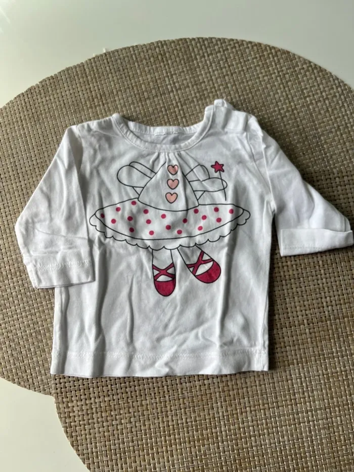 6 tee shirt manches longues taille 3 mois - photo numéro 4