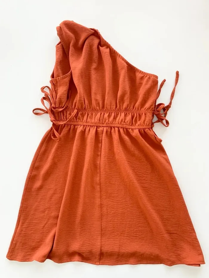 Robe mini nouée à ceinture - photo numéro 4