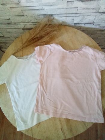 Lot 2 chemises de corps manches courtes Tex taille 2/3 ans