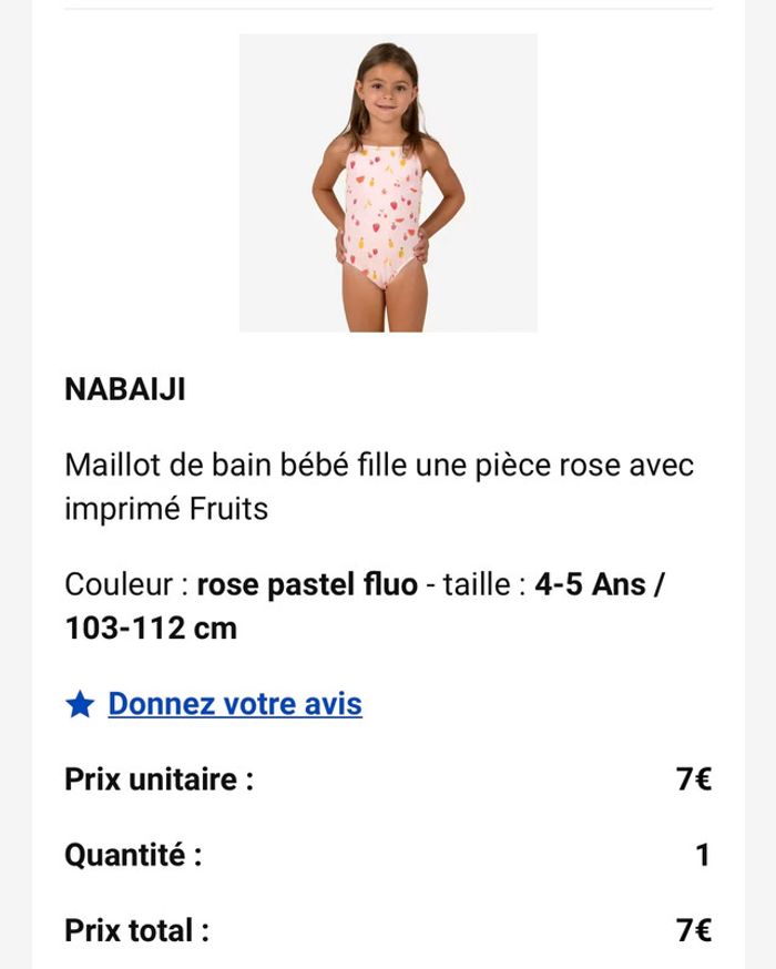 Maillot de bain Nabaiji de Décathlon - photo numéro 2