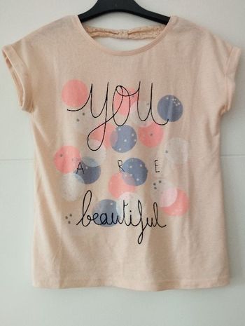 Tee shirt fille 10 ans manches courtes
