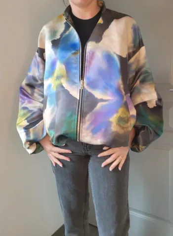 Veste imperial satinée neuve taille S oversize