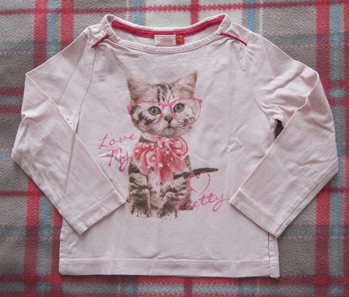 Maillot rose chat Tissaia 2 ans