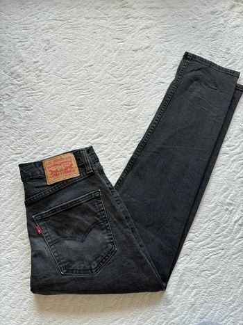 Jeans Levi’s homme 502 M/40 W30 L32 noir/anthracite slim taper, état impeccable
