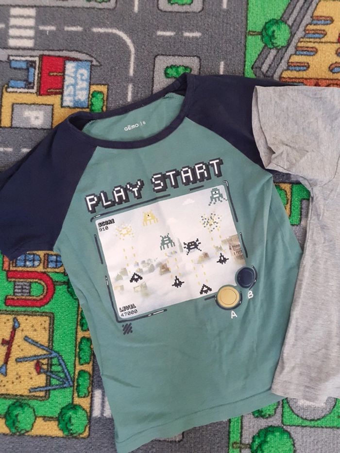 Lot de tee-shirt manches courtes - photo numéro 2