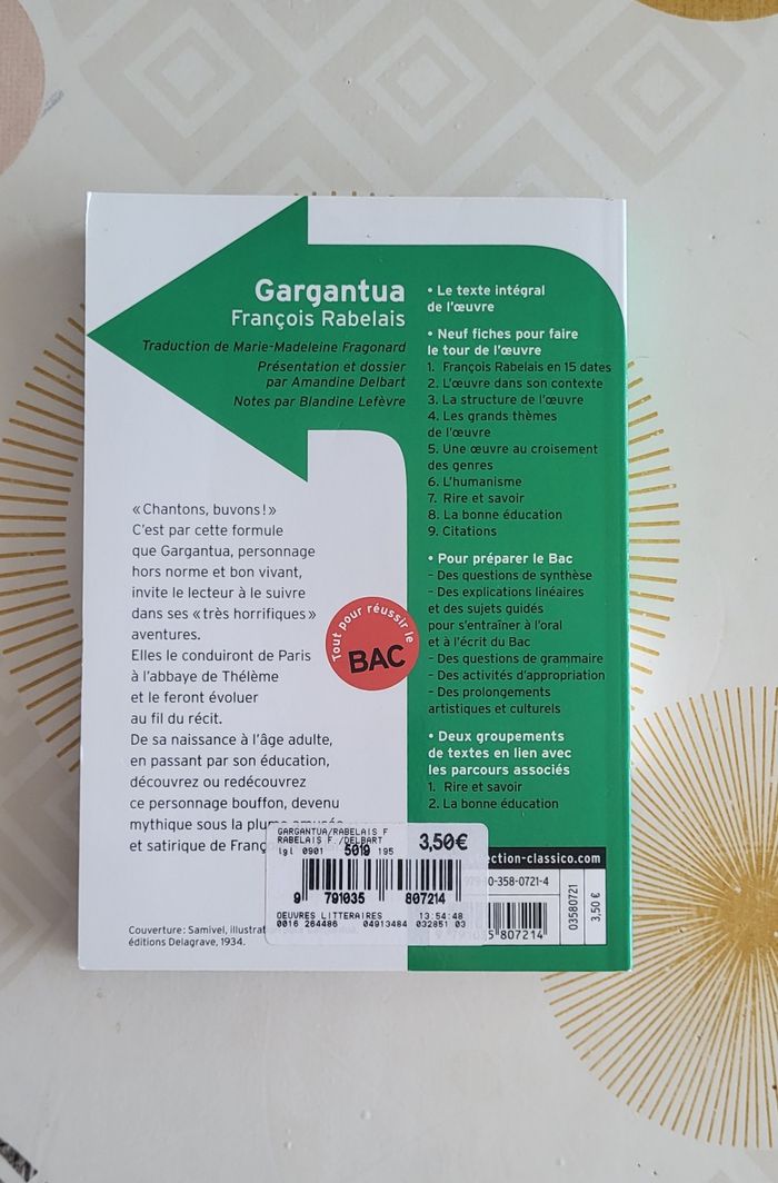 Lot-Gargantua de F.Rabelais &Juste la fin du monde de JL.Lagarce - photo numéro 3