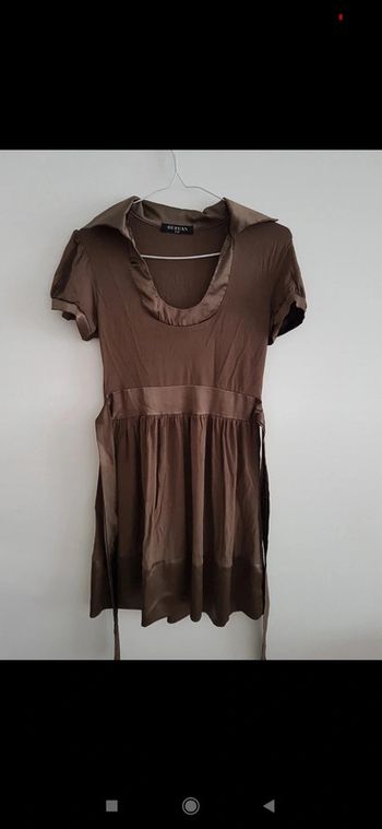 Robe tunique chocolat