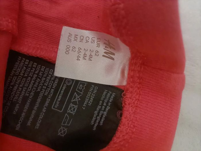 Lot de 2 leggings fille – Taille 6 mois - photo numéro 2